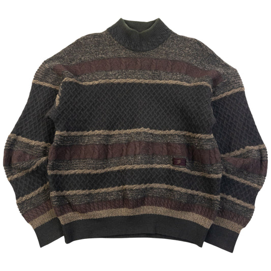 Vintage 90S Balenciaga Sports Wool Knit Jumper Womens Size M | Medium, Red