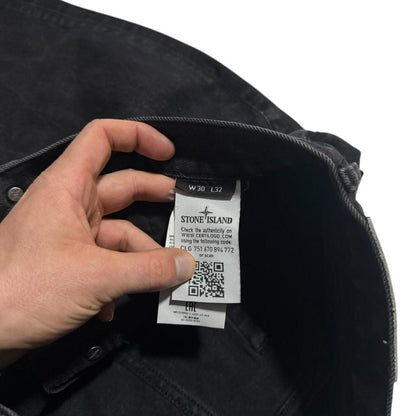 Stone Island Denim Jeans | W30, Black