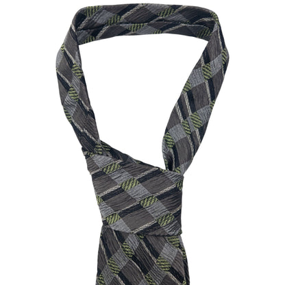 Vintage Issey Miyake Checkered Silk Tie