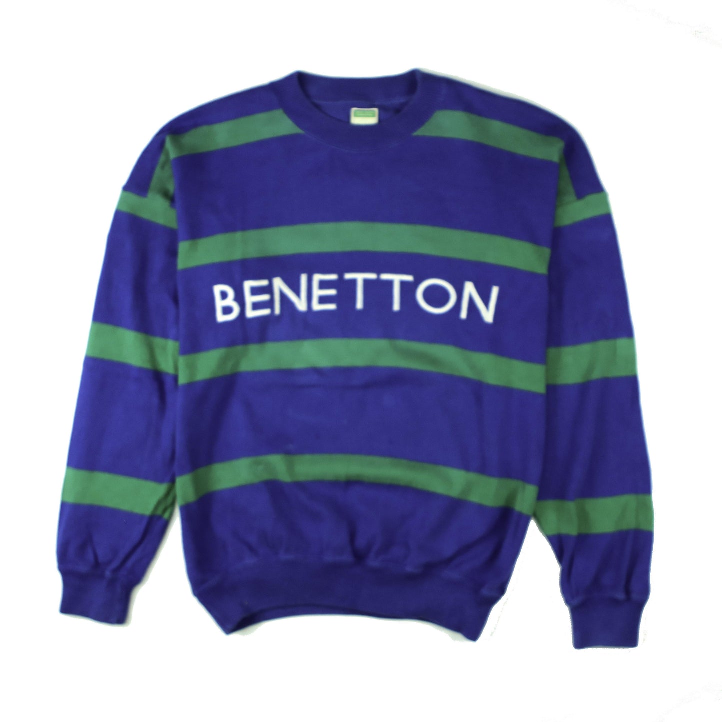 BENETTON 90S STRIPED SWEATER  (S)