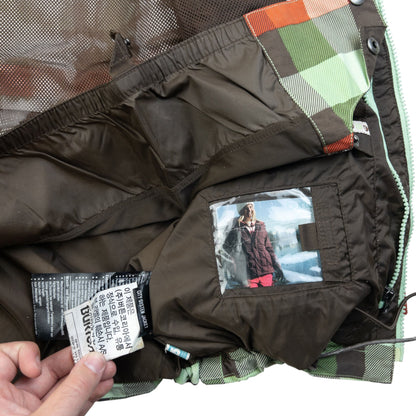 Vintage 2000s Burton City System Checkered Snowboarding Jacket Size XS | XS, Red
