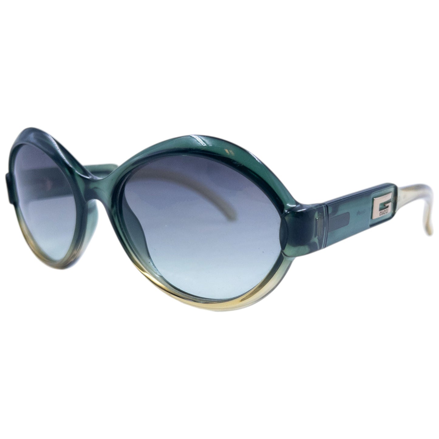Vintage 90s Gucci By Tom Ford Gradient Sunglasses | O/S, Green