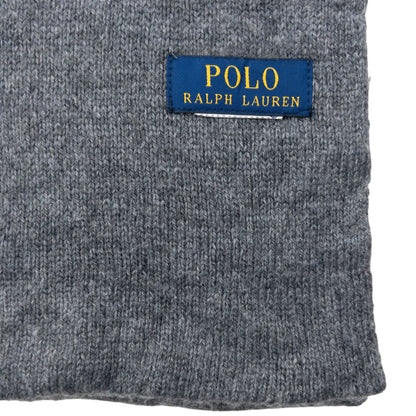 Vintage Polo Ralph Lauren Embroidered Bear Knit Scarf