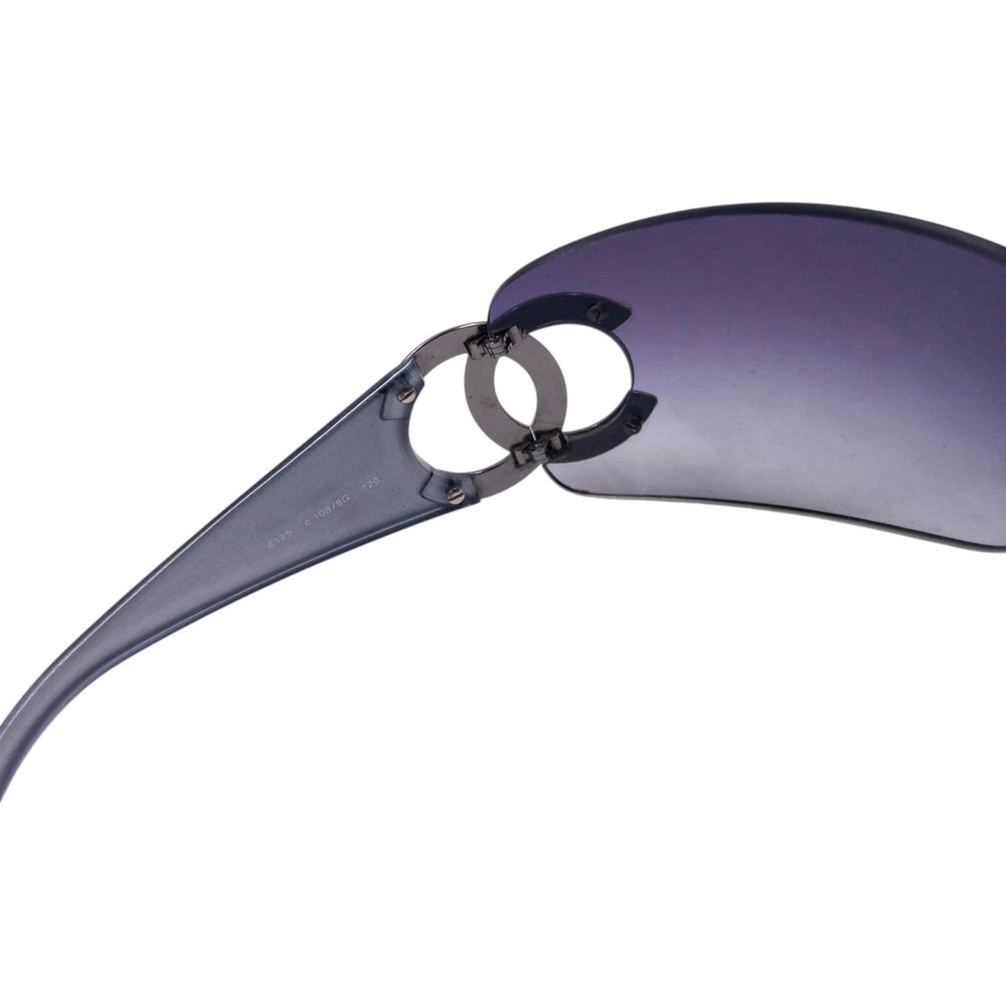Vintage 2000s Chanel Rimless Sunglasses | O/S, Black