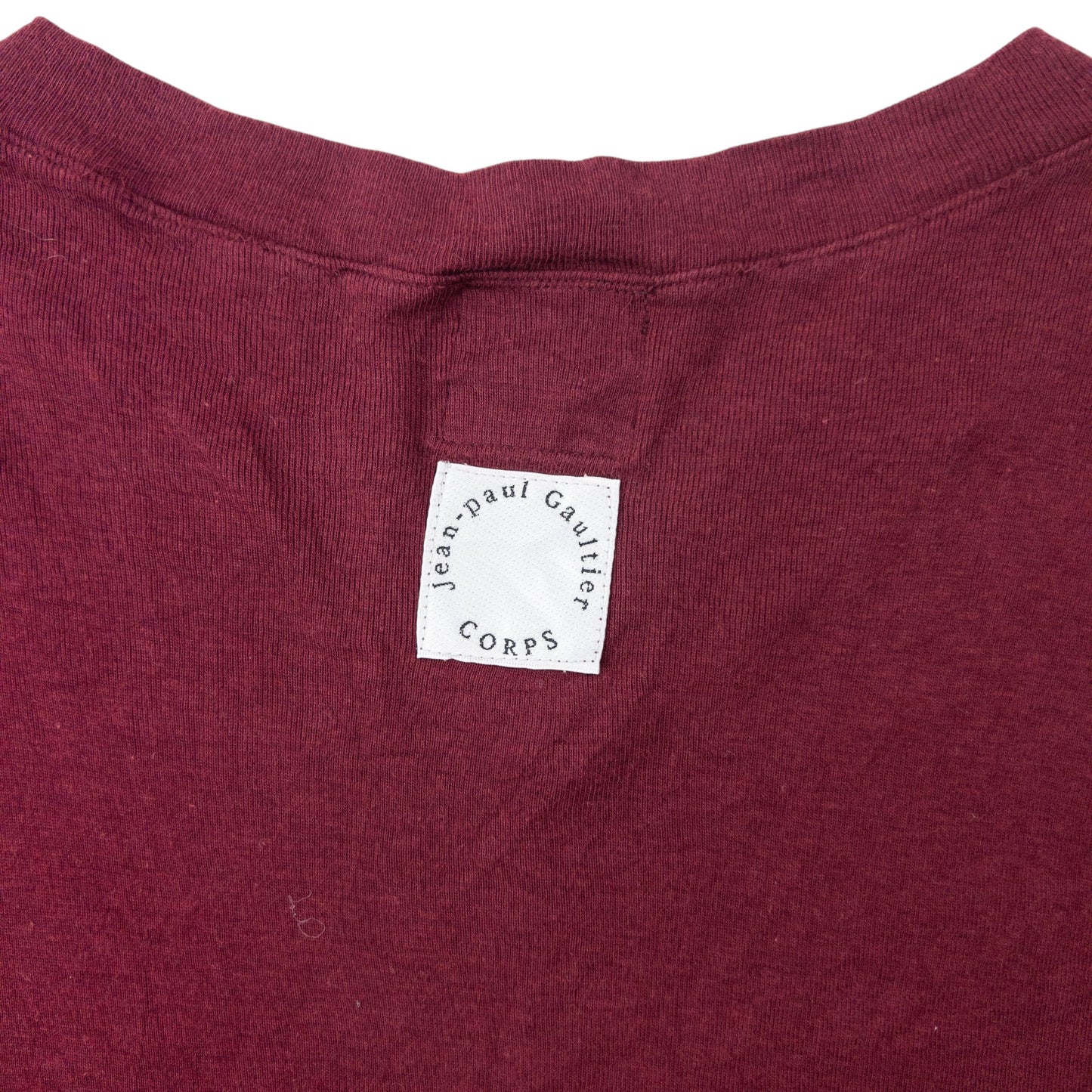 Vintage 90s Jean Paul Gaultier Homme T Shirt Womens Size M | Medium, Burgundy