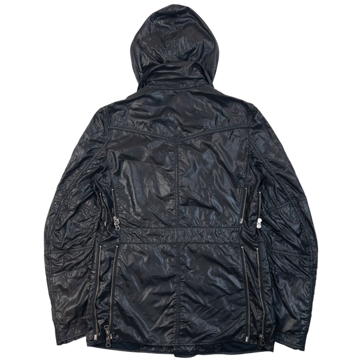 Vintage 2000s PPFM Multi Zip Jacket Womens Size M | Medium, Black