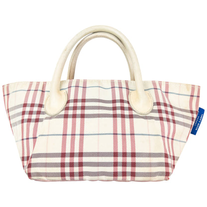 Vintage 2000s Burberry Blue Label Nova Check Handbag | O/S, Blue