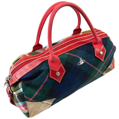 Vintage Vivienne Westwood Patchwork Tartan Shoulder Bag