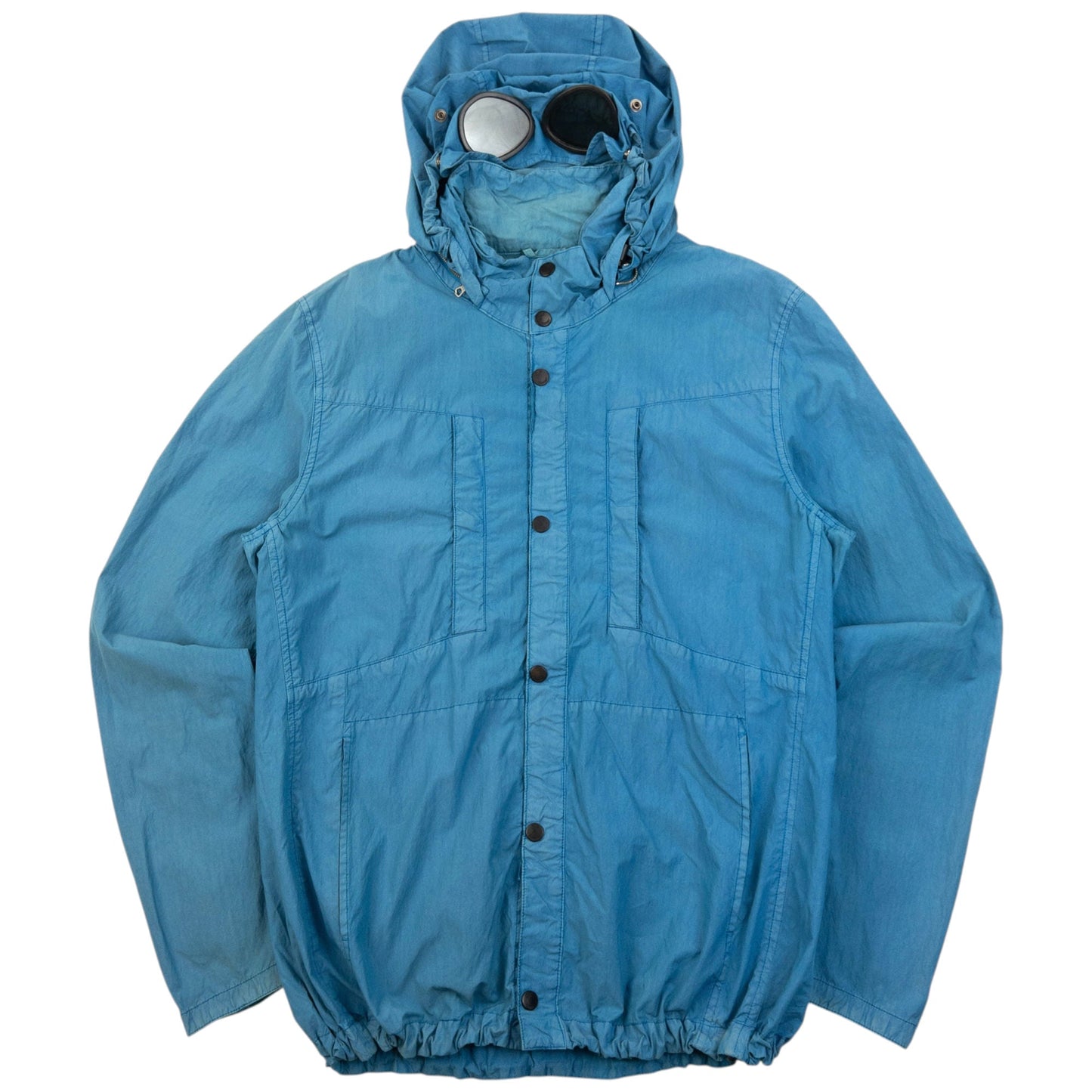 Vintage 2000s CP Company Goggle Hood Zip Up Jacket Size M | Medium, Blue