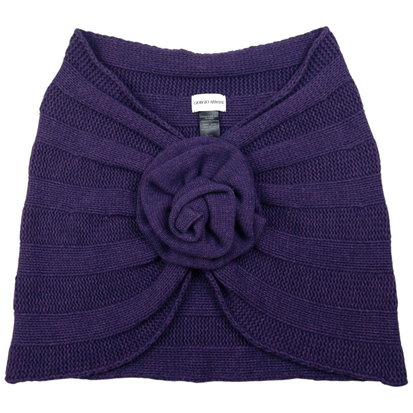 Vintage Giorgio Armani Knitted Wool Shawl