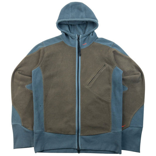 Vintage 2000s Nike Zip Up Fleece Jacket Size S | Small, Multicoloured