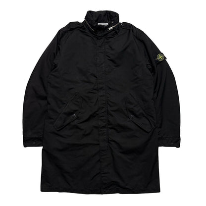 Stone Island David-TC Parka Jacket | XXL, Black