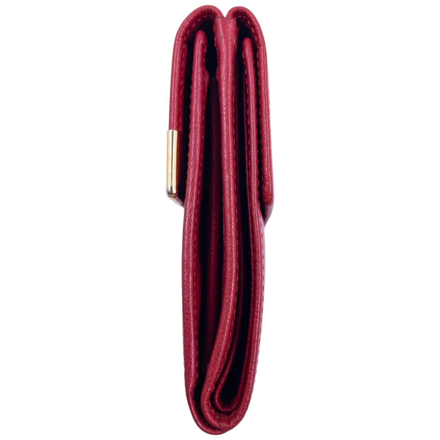 Vintage 90s YSL Yves Saint Laurent Leather Wallet | O/S, Red