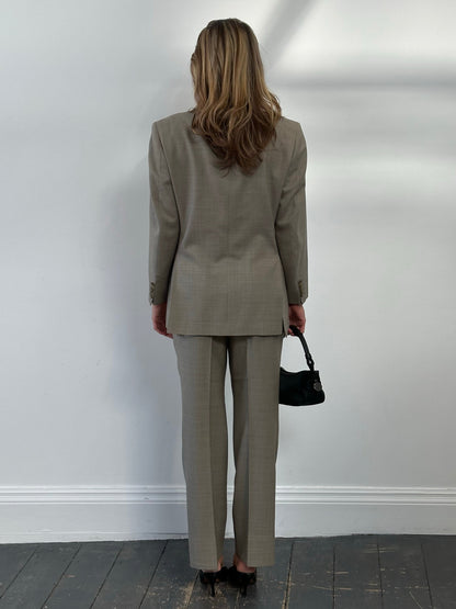 Burberry 1990s Pure Wool Single Breasted Suit - M/W32