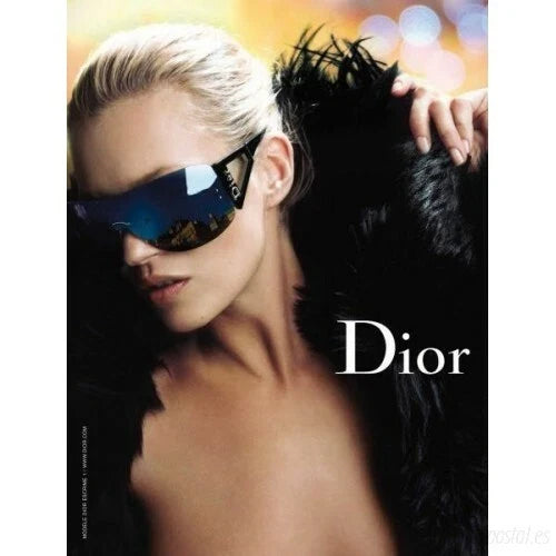 Vintage 2006 Dior Escrime 1 Shield Wraparound Sunglasses | O/S, Gold and Gradient Brown