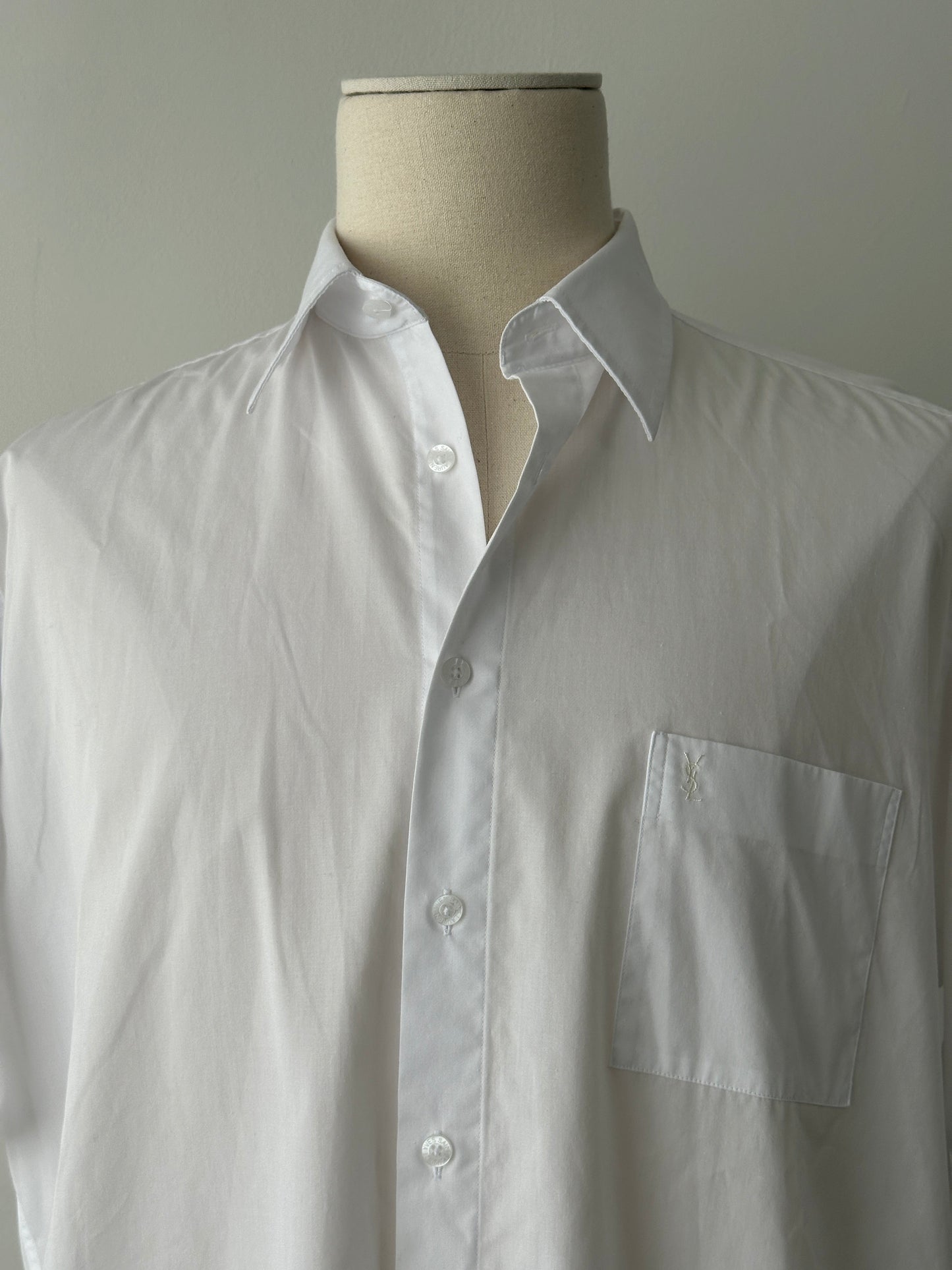Yves Saint Laurent 2000s Short Sleeve Shirt - XL