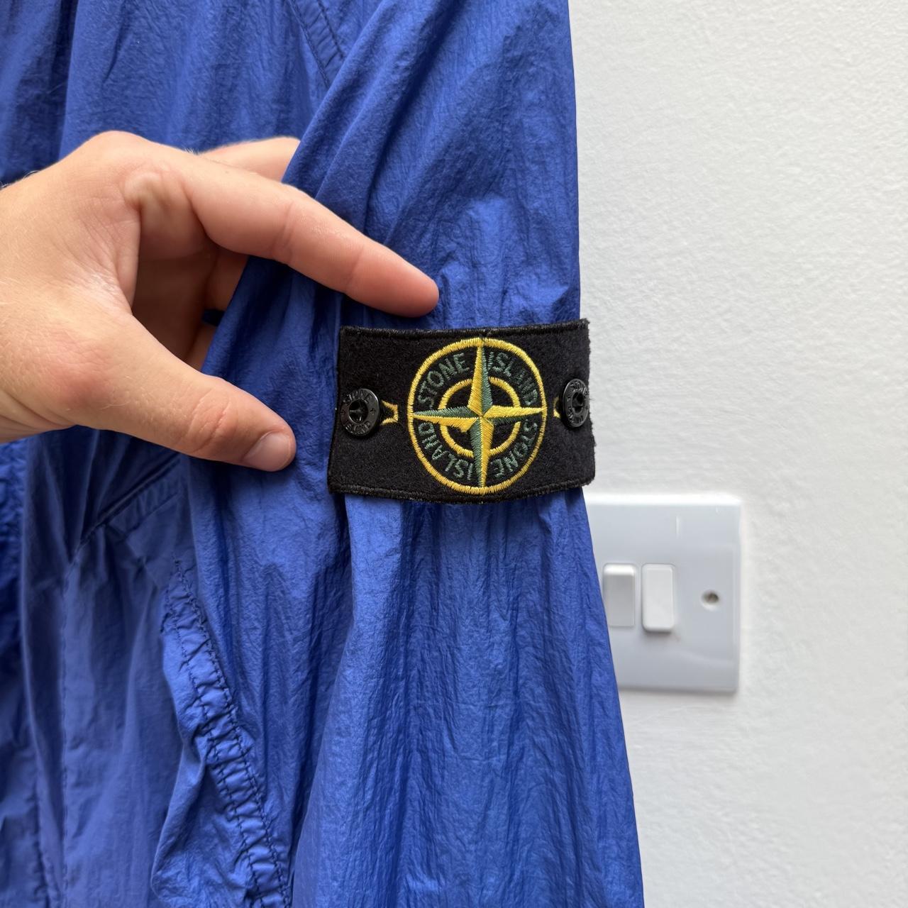 Stone Island Membrana TC Windbreaker Jacket (L) | Large, Blue