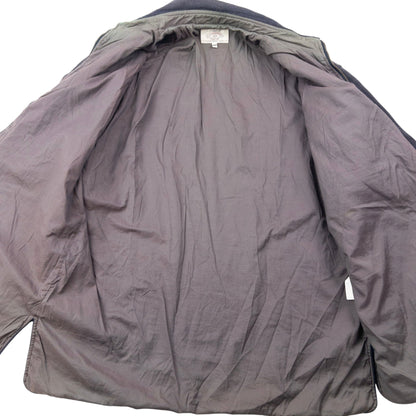Vintage 90s Armani Jeans Quilted Wool Jacket Size XL | XL, Multicoloured