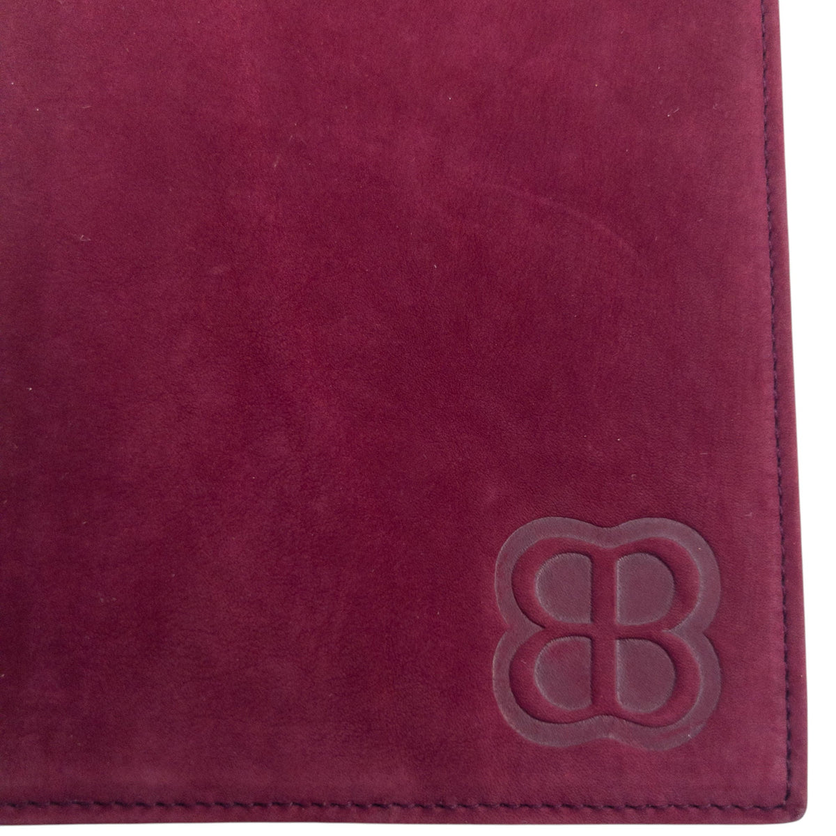 Vintage 90s Balenciaga Suede Document Holder | O/S, Burgundy