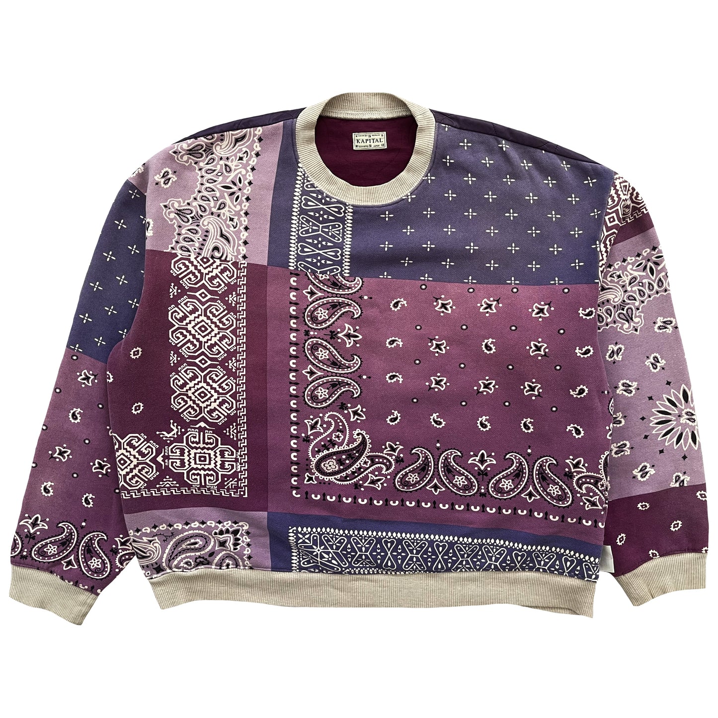 Kapital Bandana Print Sweatshirt  - L