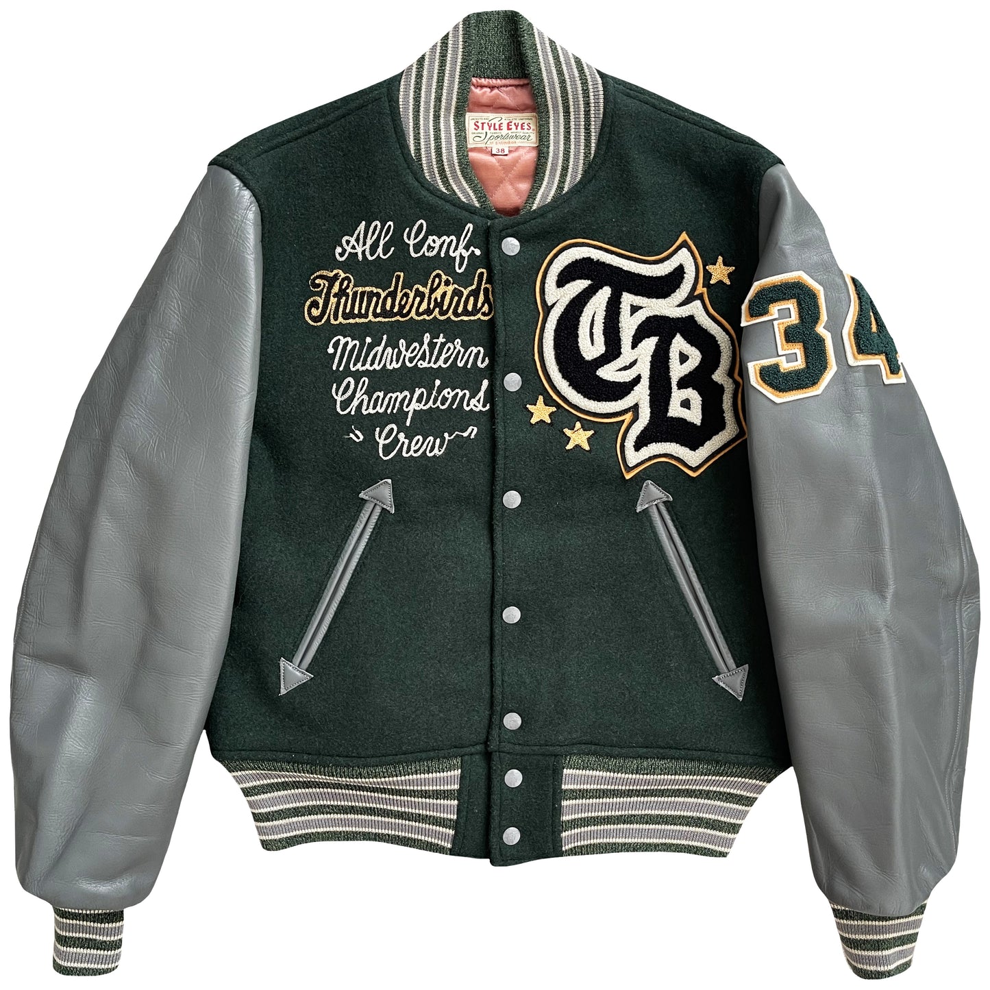 Style Eyes Thunderbirds Varsity Jacket - M