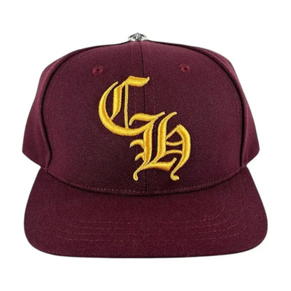 Chrome Hearts Embroidered CH Logo Red Baseball Cap | O/S, Red