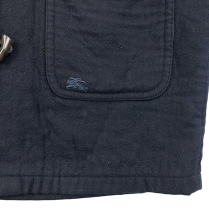 Vintage 90s Burberry Wool Duffle Jacket Size XL | O/S, Navy