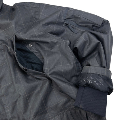 Vintage Oakley Checkered Zip Up Jacket Size L