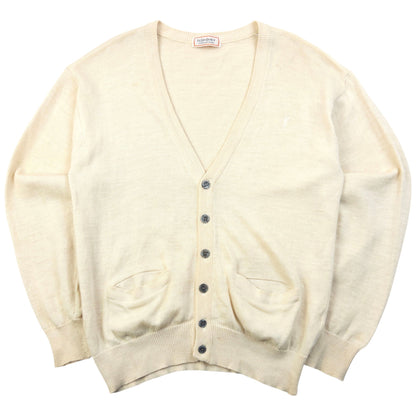 Vintage 80s YSL Yves Saint Laurent Cardigan Size S | Small, Cream