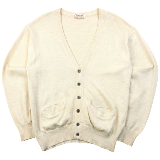 Vintage 80s YSL Yves Saint Laurent Cardigan Size S | Small, Cream