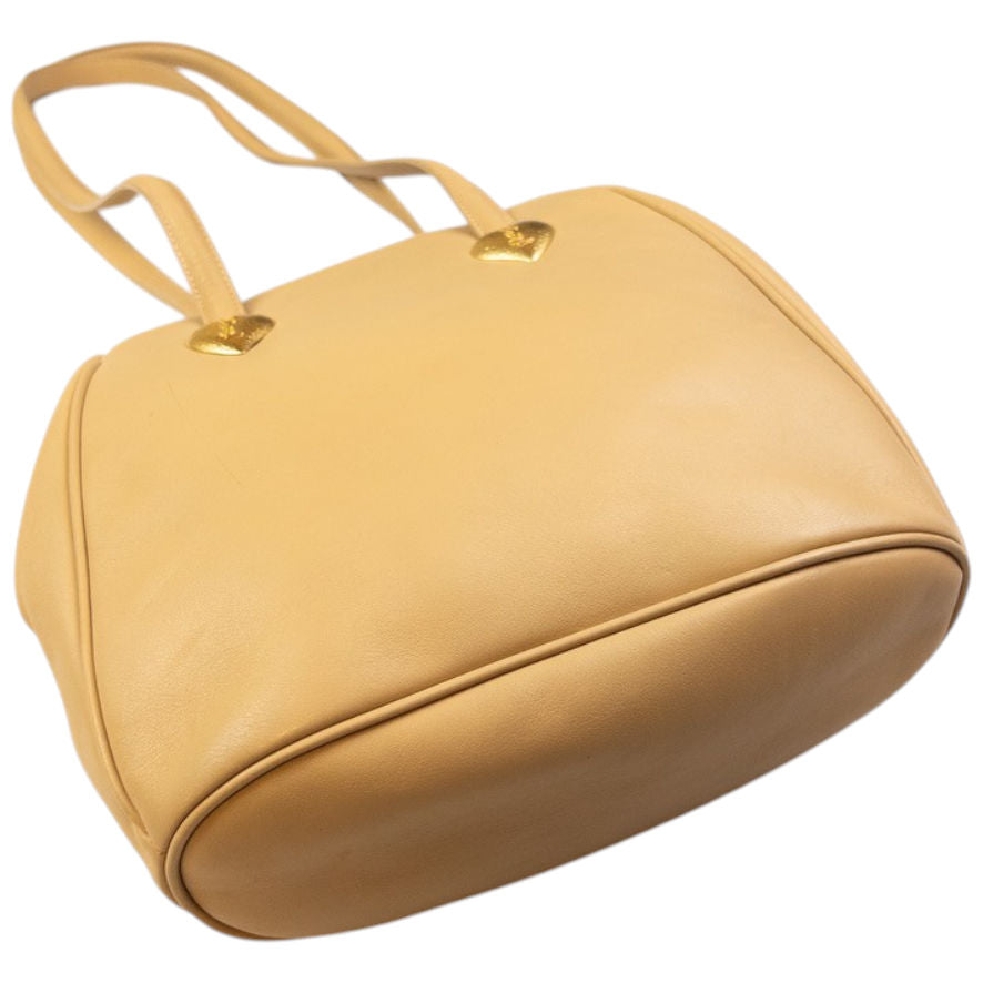 Vintage YSL Yves Saint Laurent Leather Heart Shoulder Bag