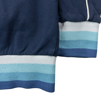 Vintage 2000s YSL Yves Saint Laurent Zip Up Sweatshirt Size M | Medium, Blue