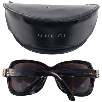 Vintage 2000s Gucci Tortoise Shell Sunglasses | O/S, Brown