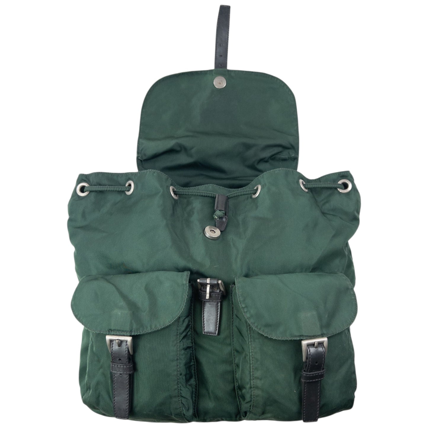 Vintage 90s Prada Cargo Bucket Backpack