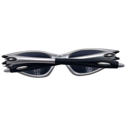 Vintage Oakley Minute 1.0 Silver Black Iridium Lense Sunglasses