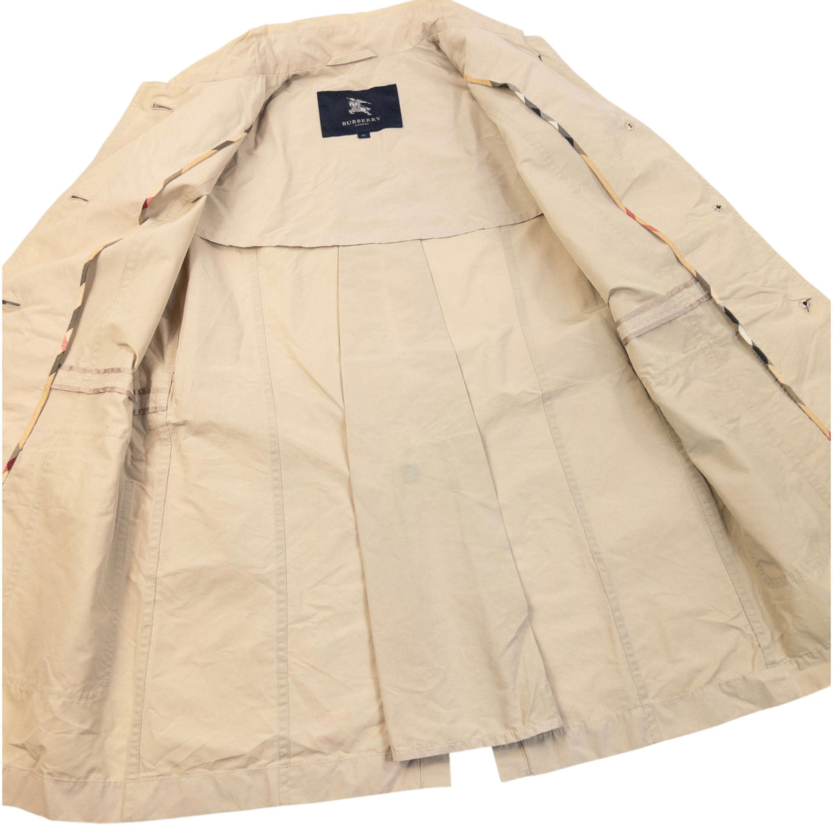 Vintage 2000s Burberry Button Up Jacket Womens Size M | Medium, Beige
