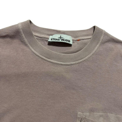 Stone Island Side Pocket T-Shirt | Large, Mauve