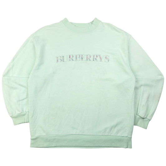 Vintage Burberry Embroidered Sweatshirt Size XS