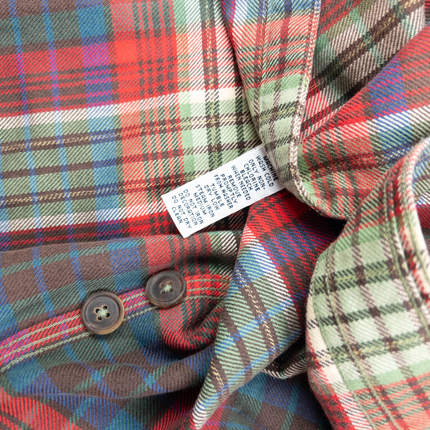 Vintage 90s Polo Ralph Lauren Checkered Long Sleeve Shooting Shirt Size S | Small, Red