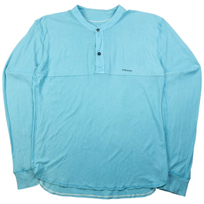 Vintage Stone Island Reversible Long Sleeve Henley Shirt Size M
