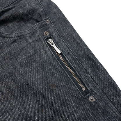 Vintage Katharine Hamnett Cropped Denim Jeans Size W29 | W29, Black