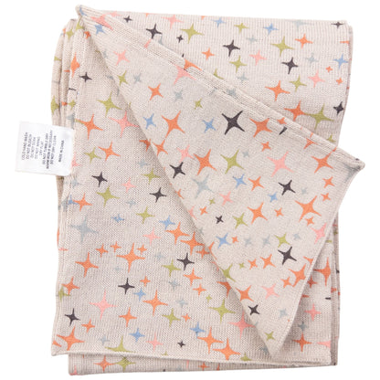 Vintage Stussy Sparkle Star Pattern Scarf