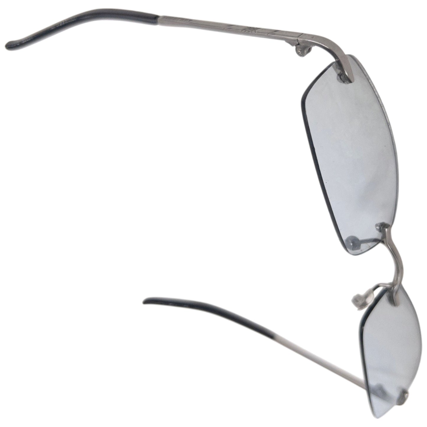 Vintage 2000s Burberry Rimless Sunglasses | O/S, Grey
