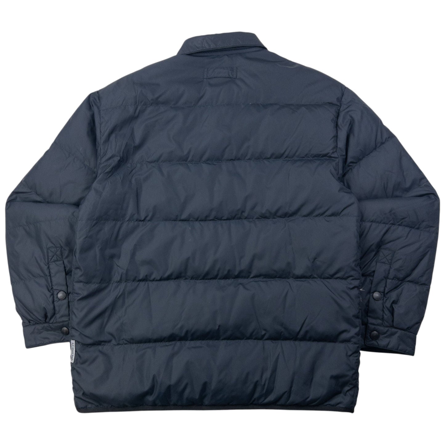 Vintage Armani Jeans Button Up Puffer Jacket Size L