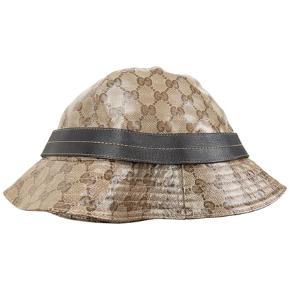 Vintage 2000s Gucci By Tom Ford Monogram Bucket Hat Size L | O/S, Brown