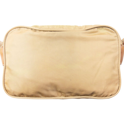Vintage 2000s Prada Crossbody Bag | O/S, Beige