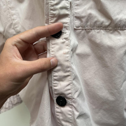 Stone Island Cotton Over Shirt (M) | Medium, Pink