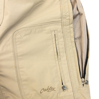Vintage 2000s Oakley Snowboarding Trousers Size S | Small, Beige