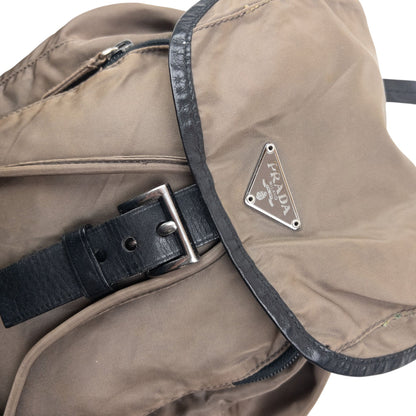 Vintage 2000s Prada Bucket Backpack | O/S, Black