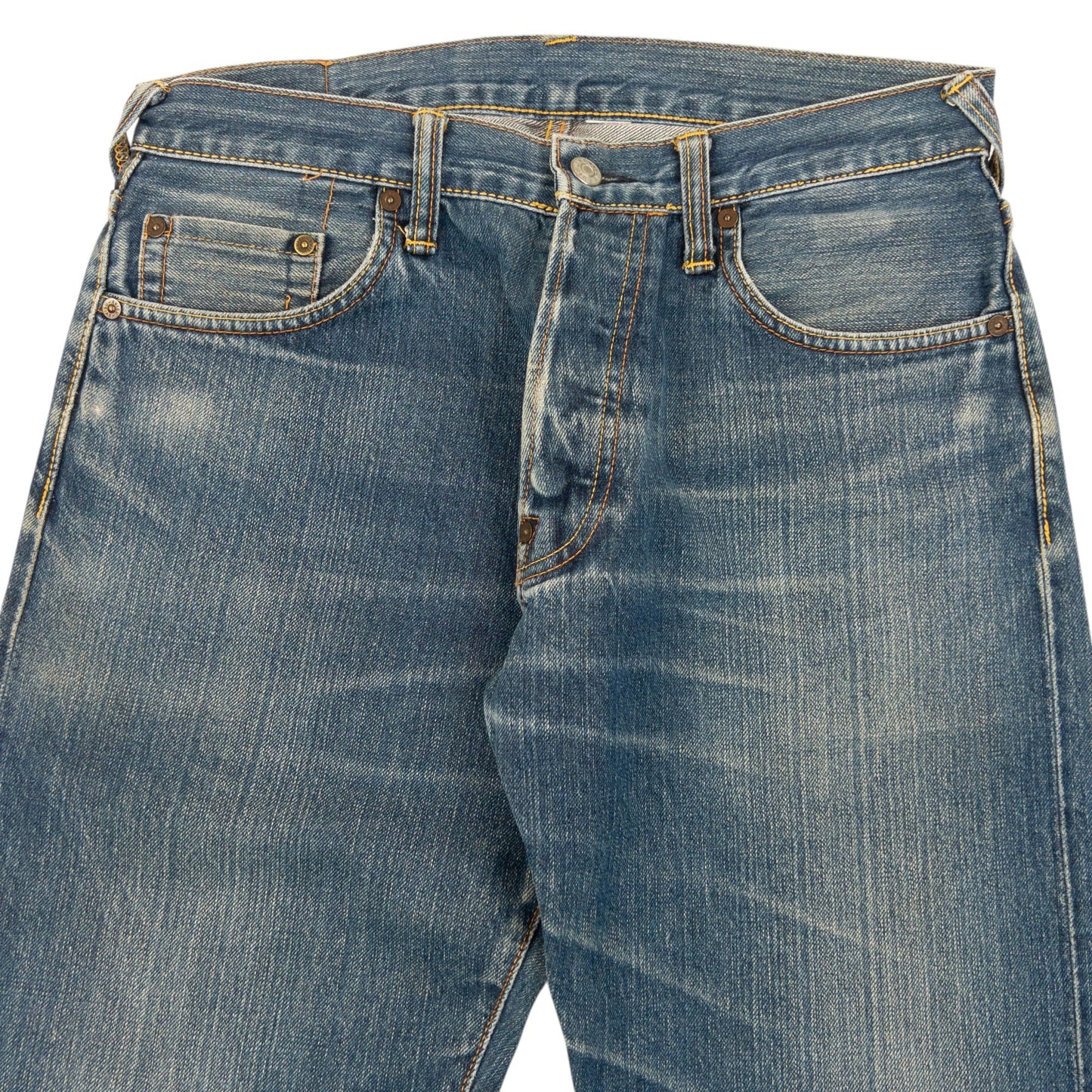 Vintage 2000s Evisu Double Dragon Gull Japanese Denim Jeans Size W31 | W31, Multicoloured